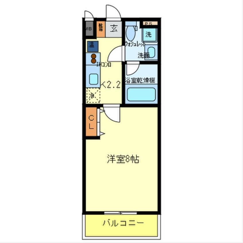 間取図 オランジュ上小阪