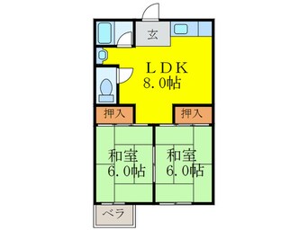 間取図 旭第1ﾏﾝｼｮﾝ