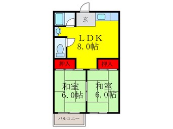 間取図 旭第1ﾏﾝｼｮﾝ