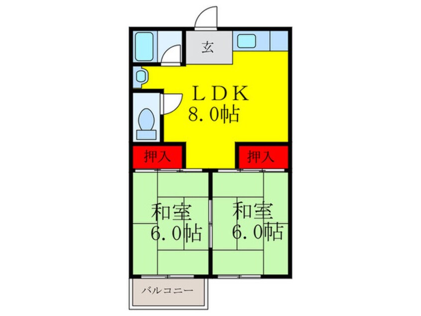 間取図 旭第1ﾏﾝｼｮﾝ