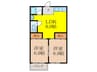 旭第1ﾏﾝｼｮﾝ 2LDKの間取り