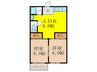 旭第1ﾏﾝｼｮﾝ 2LDKの間取り