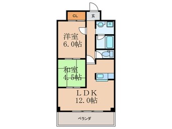 間取図 グレースコート洛