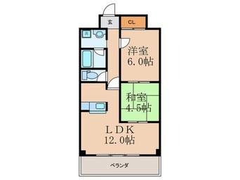 間取図 グレースコート洛