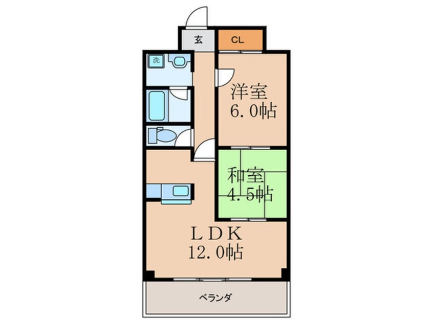 間取図 グレースコート洛
