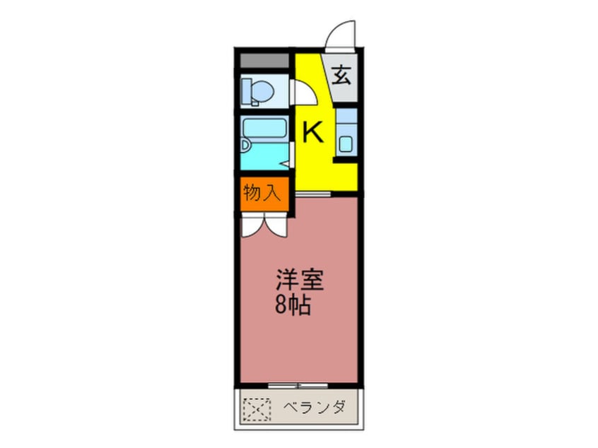 間取図 サンライズ箕面北館