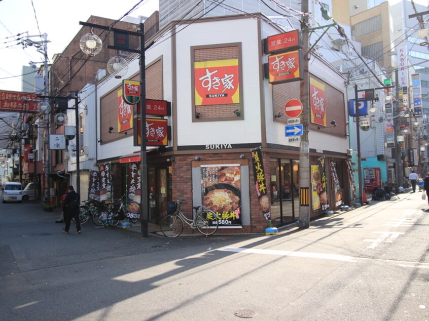 すき家(その他飲食（ファミレスなど）)まで410m アブレスト桜川