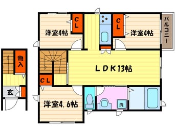 間取図 シャーメゾン久遠