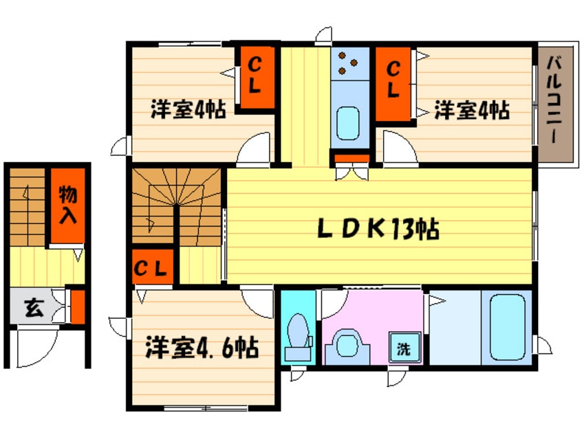 間取図 シャーメゾン久遠