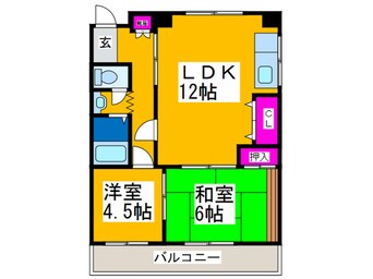 間取図 メゾン深井