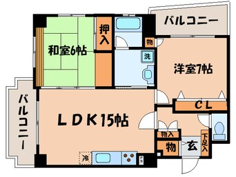 間取図 ハウスエバ－グリ－ン