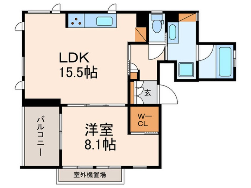 間取図 パーチェ岡崎神宮道
