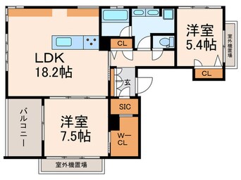 間取図 パーチェ岡崎神宮道