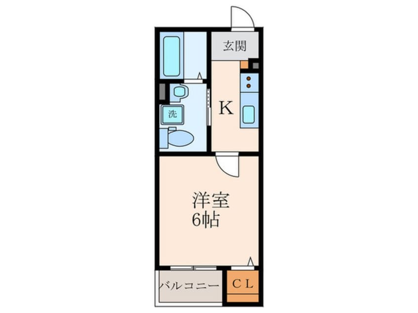間取図 ディアコート大物