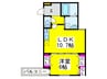 フジパレス百舌鳥本町Ⅴ番館 1LDKの間取り