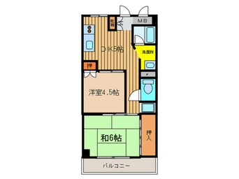 間取図 ヴェルデ　ミキ