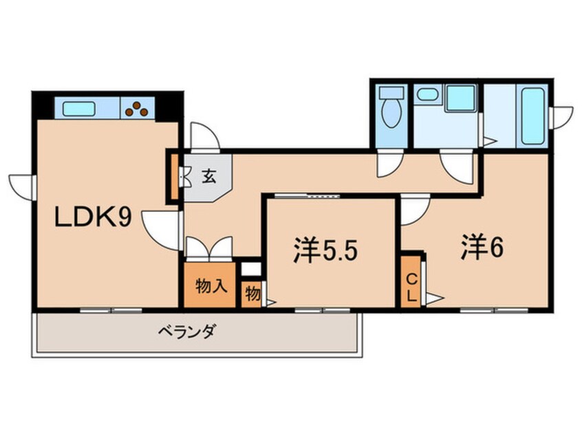 間取図 苦楽園パイン・レ－ン