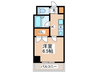 間取図 エストゥディオ難波