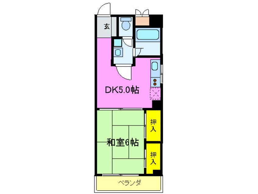 間取図 サンハイツ元町