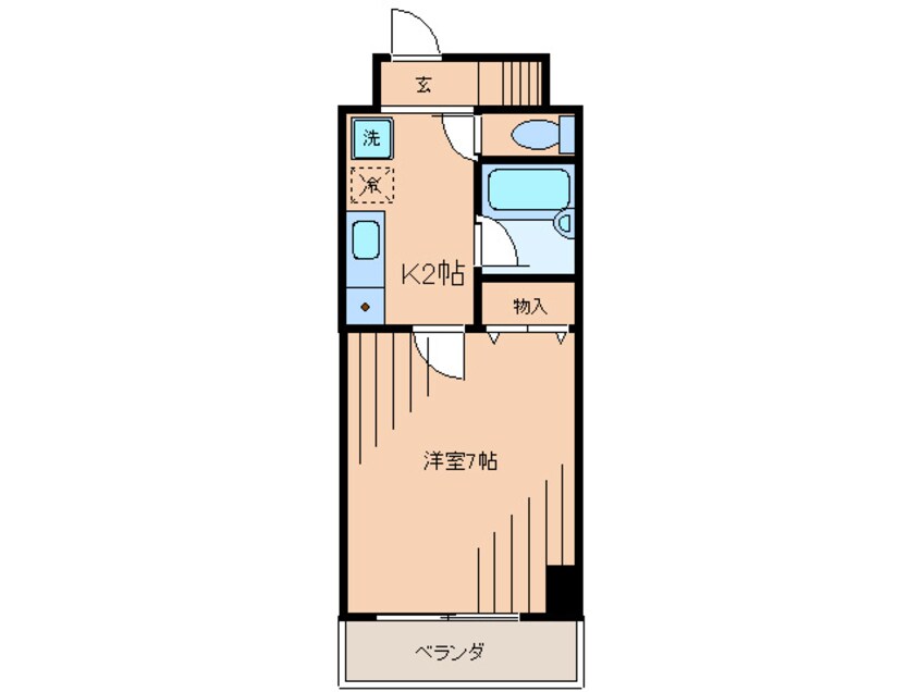 間取図 スカーレット江坂