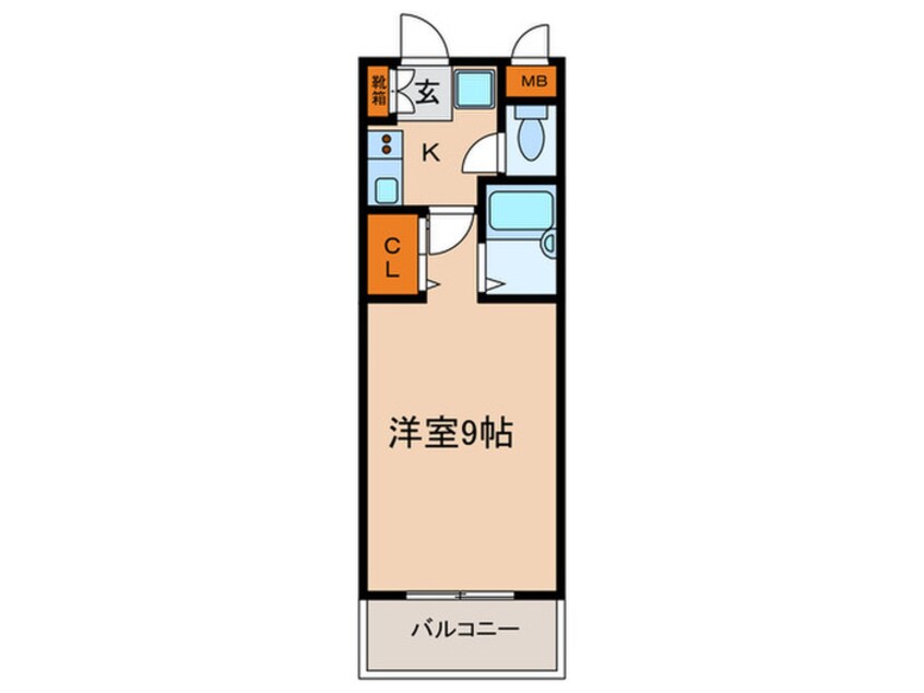 間取図 リアンジェ園田