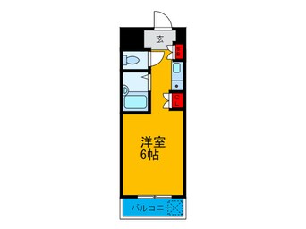 間取図 エムロ－ド玉造