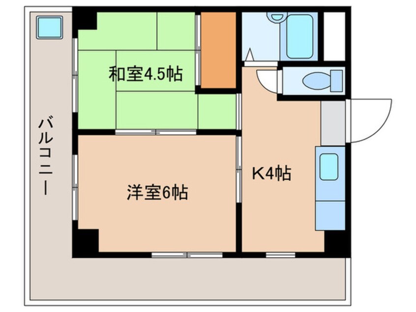 間取図 ジョイテル高殿