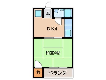 間取図 タキノハイツ