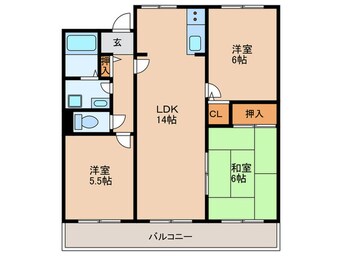 間取図 ウエストヴィレッジ