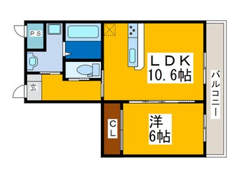 間取図 ラ・リーシュ・ベイ