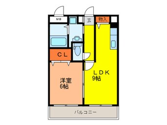 間取図 リヴェ－ル楠根