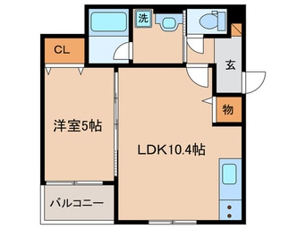 間取図 ウォグノォつきのわ