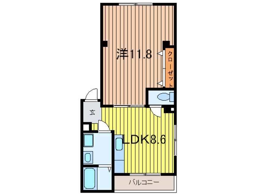 間取図 タムラマンション