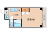 PEACE WELL祇園 1Kの間取り