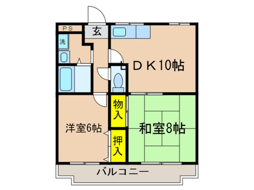 間取図 プルミエール高槻