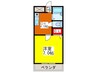 マンションプレザント 1DKの間取り