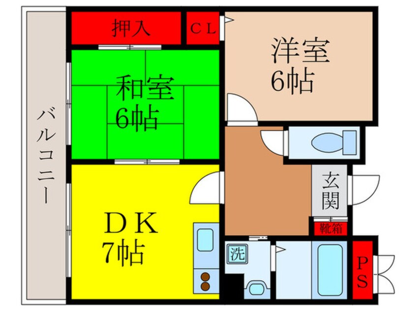 間取図 メゾンボヌ－ル