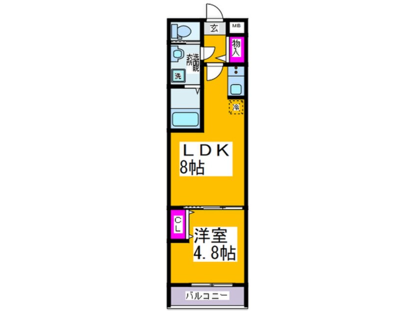 間取図 H-maison加美正覚寺Ⅵ