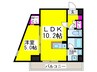 プロスピリティー堺東 1LDKの間取り