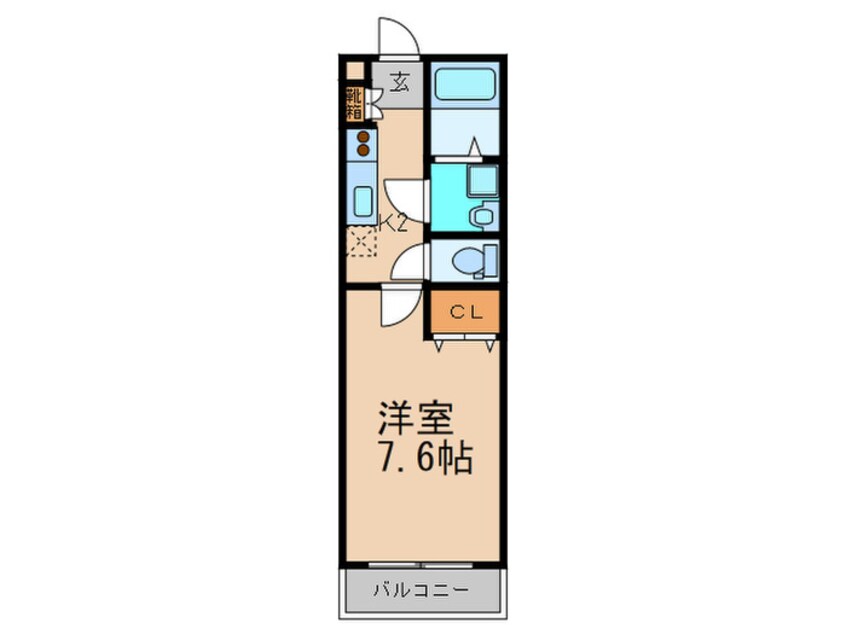 間取図 ﾙﾐｴｰﾙ高槻