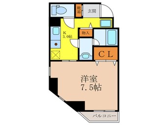 間取図 コスモ新大阪