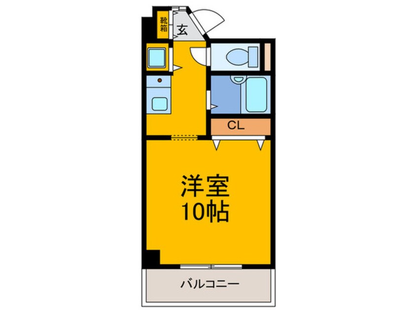 間取図 シャルル泉大津