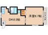春日マンション 1DKの間取り