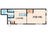春日マンション 1LDKの間取り