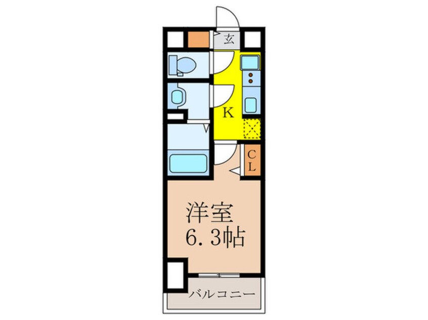 間取図 プレサンスブルーム東三国