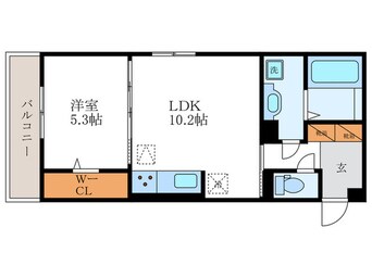 間取図 カノン蓮池