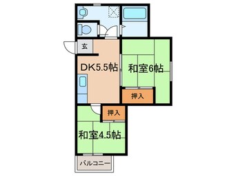 間取図 シャトリエ小前Ⅰ