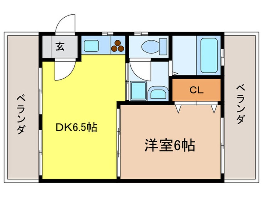 間取図 メゾンローズ