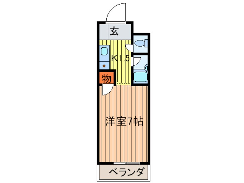 間取図 サンハイツ殿町