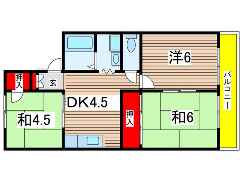 間取図 ヴァンベールタツミ